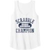 Scrabble Word Genius Scrabble Champion Tank Top(White)