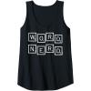 Scrabble Word Nerd Tiles Tank Top(Black)