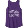Scrabble Word Nerd Tiles Tank Top(Purple)