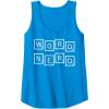 Scrabble Word Nerd Tiles Tank Top(Sapphire Blue)