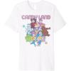 Candy Land Retro Game Characters Group Shot Logo Premium T-Shirt