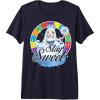 Candy Land Stay Sweet Princess Frostine Game Wheel Logo Premium T-Shirt(Navy Blue)