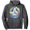 Candy Land Stay Sweet Princess Frostine Game Wheel Logo Pullover Hoodie(Dark Heather Grey)
