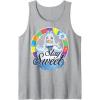 Candy Land Stay Sweet Princess Frostine Game Wheel Logo Tank Top(Heather Grey)