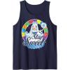Candy Land Stay Sweet Princess Frostine Game Wheel Logo Tank Top(Navy Blue)
