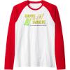 Chutes And Ladders Classic Logo Raglan Baseball Tee(Red/White)