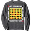 Connect Four Game Box Up Sweatshirt(Dark Heather Grey)