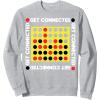 Connect Four Game Box Up Sweatshirt(Heather Grey)