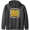 Connect Four Game Box Up Zip Hoodie(Dark Heather Grey)