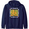 Connect Four Game Box Up Zip Hoodie(Navy Blue)