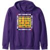 Connect Four Game Box Up Zip Hoodie(Purple)