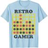 Connect Four Retro Gamer Board T-Shirt(Baby Blue)
