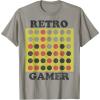 Connect Four Retro Gamer Board T-Shirt(Slate Grey)