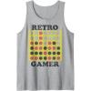 Connect Four Retro Gamer Board Tank Top(Heather Grey)
