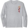 Faux Pocket Long Sleeve T-Shirt(Heather Grey)