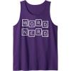 Scrabble Word Nerd Tiles Tank Top(Purple)
