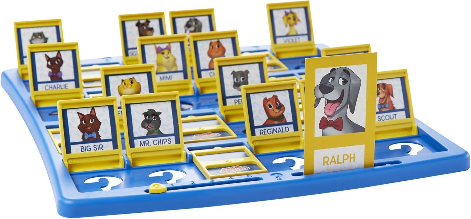 imageHasbro Gaming Guess Who Board Game with People and Pets Cards The Original Guessing Game for Kids Ages 6 and Up Amazon Exclusive