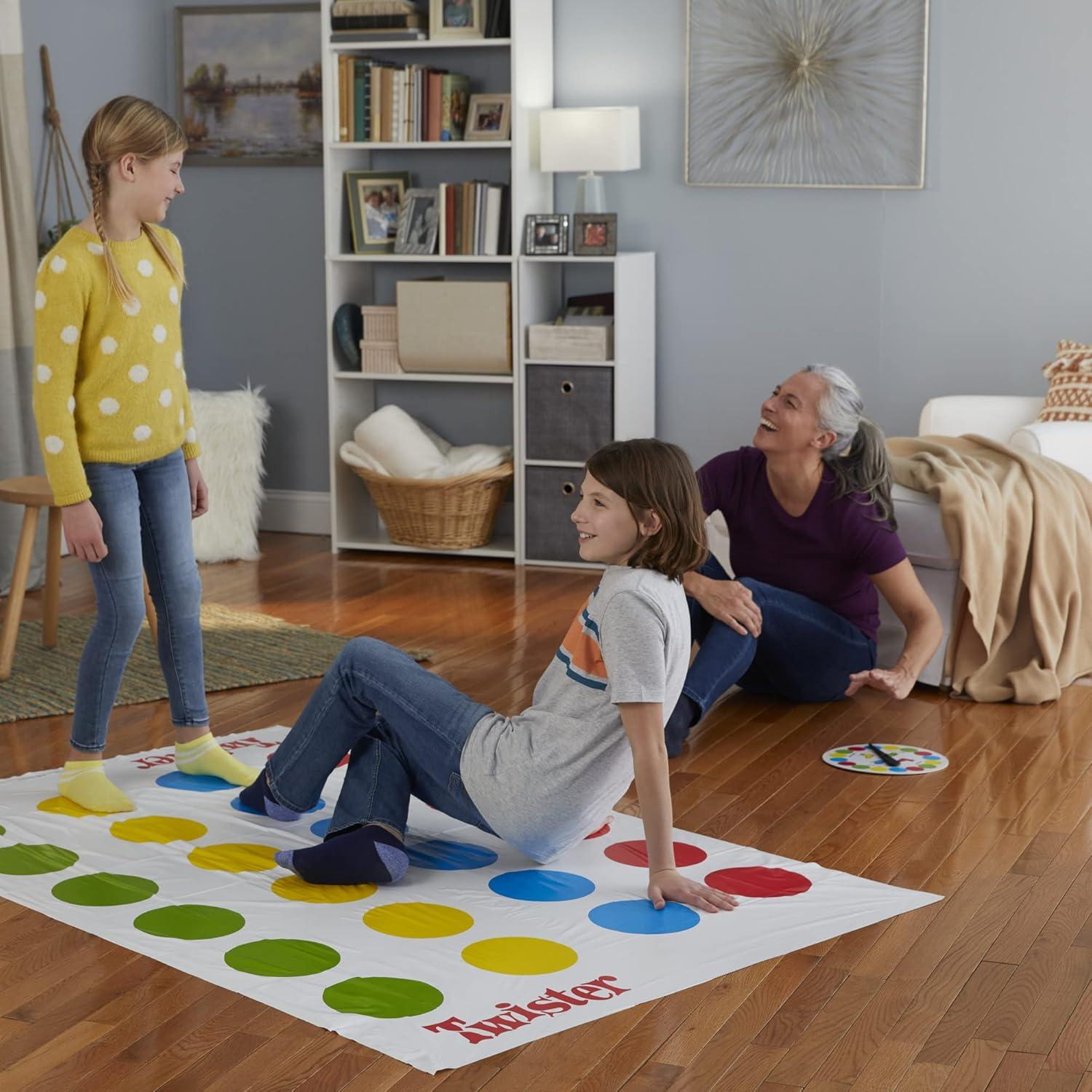 imageHasbro Twister Party Classic Board Game for 2 or More PlayersIndoor and Outdoor Game for Kids 6 and UpPackaging May VaryStandard Packaging
