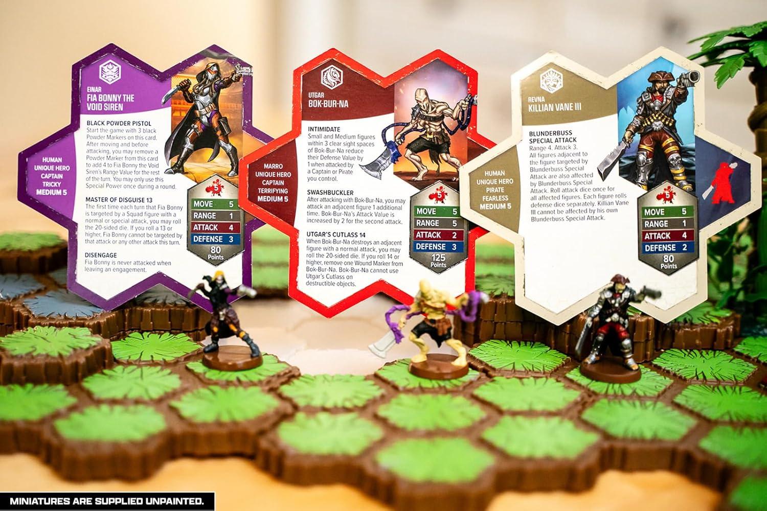 imageRenegade Game Studios Heroscape Battle for The Wellspring Battle Box Standard Edition 2 Players Ages 14 and up Contains 6 Unpainted Miniatures Terrain and Exclusive Wellspring Water Tiles