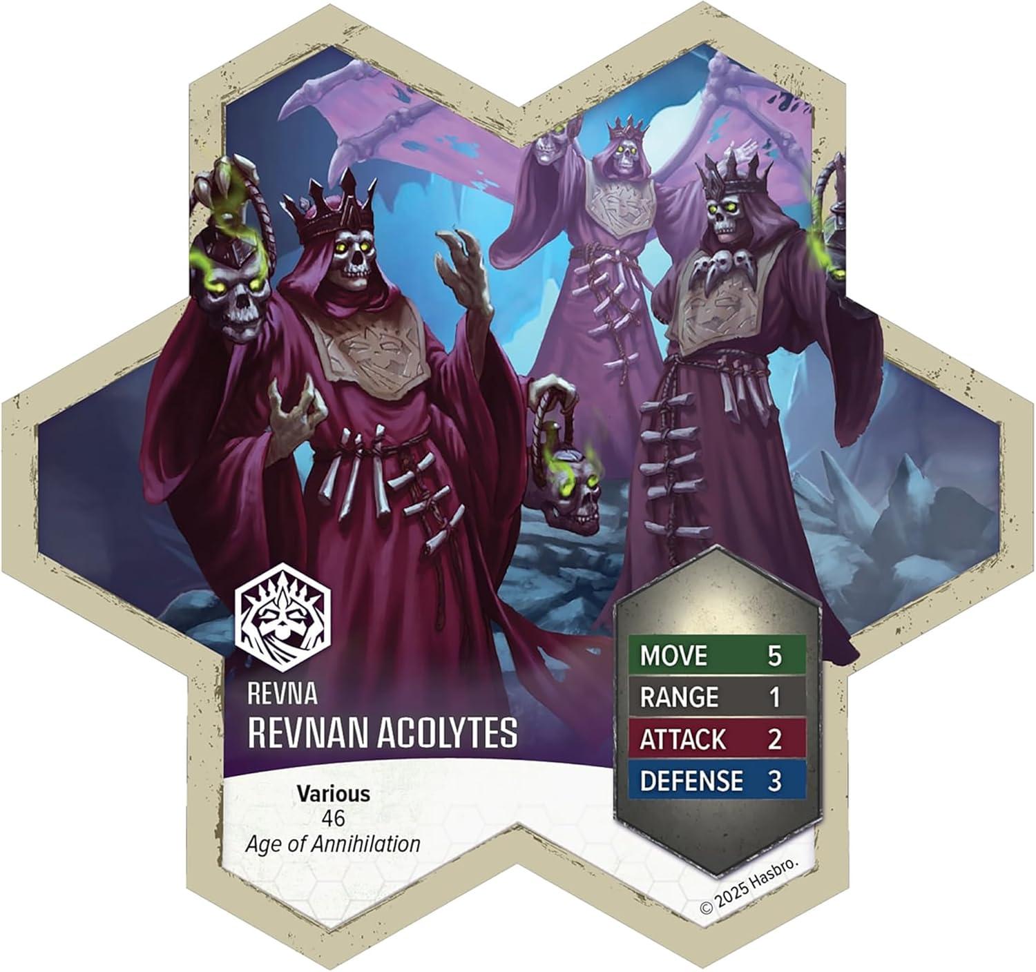 imageRenegade Games Heroscape Revnan Acolytes ampamp Grave Grim Army Expansion 4 Assembled Unpainted Figures ampamp 2 Army Cards Miniatures Game Accessory