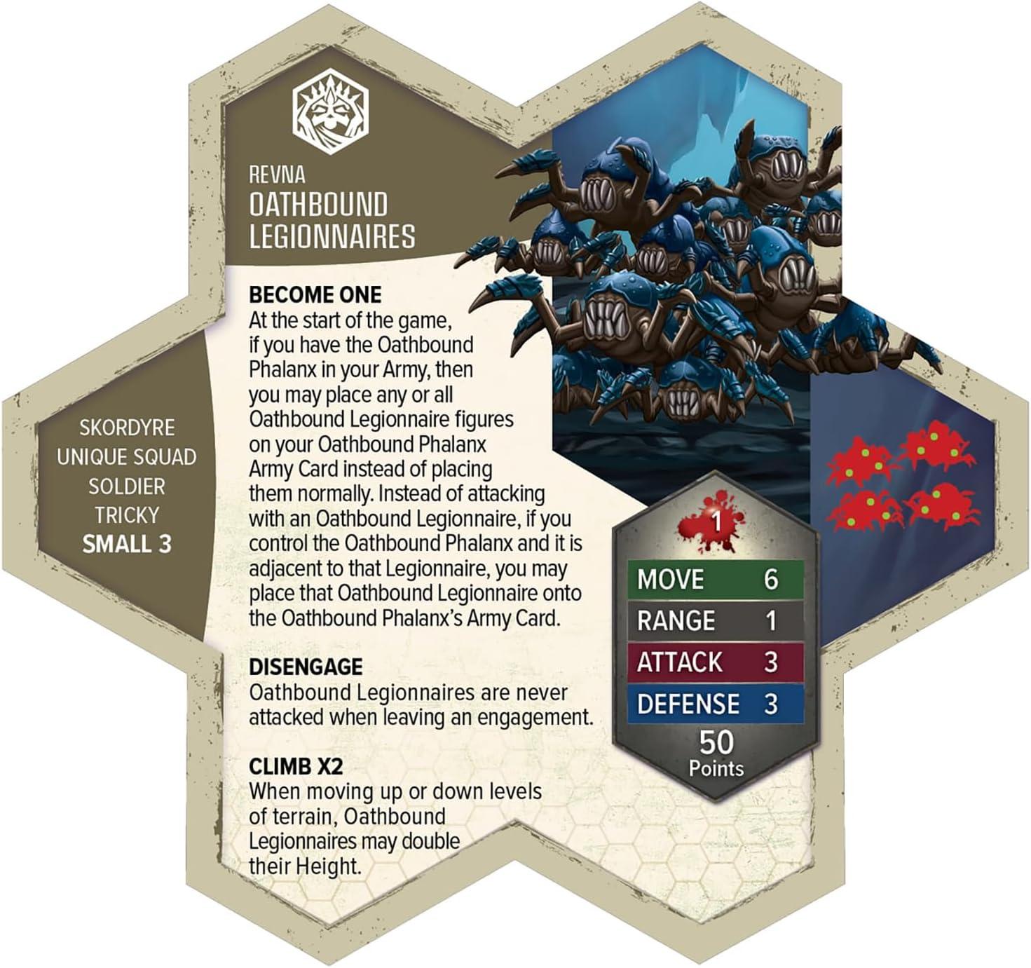 imageRenegade Games Heroscape Rising Tide Oathbound Phalanx ampamp Oathbound Legionnaires Army Expansion 5 Assembled Unpainted Miniatures ampamp 2 Army Cards Expansion Content Core Game Needed to Play