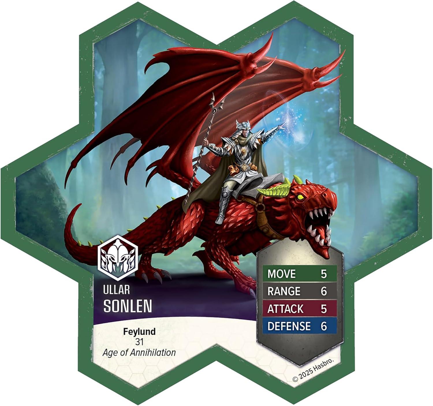 imageRenegade Games Heroscape Rising Tide Sonlen ampamp Halushia Scion of The Wild Army Expansion 2 Fully Assembled Unpainted Miniatures ampamp 2 Army Cards