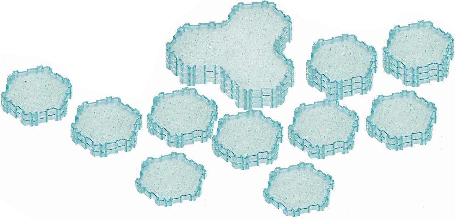 imageRenegade Games Heroscape The Snow Fields of Valhalla Terrain Expansion 36 HexTiles 2 Tree Miniatures Build SnowIce Forest Environments Expansion Content Core Game Needed to Play