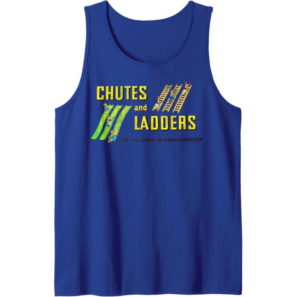 imageChutes And Ladders Classic Logo Tank TopRoyal Blue