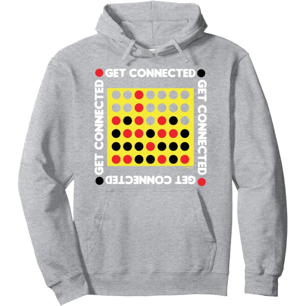 imageConnect Four Game Box Up Pullover HoodieHeather Grey