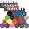 Renegade Games: Heroscape: Age of Annihilation Paint Set – 20 Pigmented Colors, 18ml Bottles, Game & Miniature Figures Art Supplies