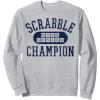 Scrabble Word Genius Scrabble Champion Sweatshirt(Heather Grey)