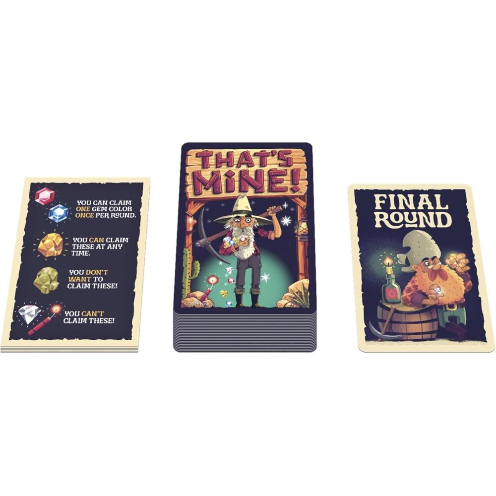 imageHasbro Thats Mine Card Game  Ages 8 and Up  2 to 5 Players  20 Mins  Fast and Easy Family Games for Kids Teens and Adults  Christmas Stocking Stuffers