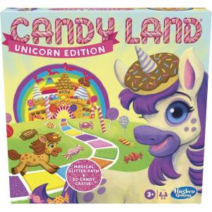 Hasbro Gaming Candy Land Unicorn Edition Preschool Board Game | Back to School Gifts for Kids | Classroom Toys | Ages 3+ (Amazon Exclusive)(Board Game)