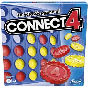 Hasbro Gaming Connect 4 Classic Grid,4 in a Row Game,Strategy Board Games for Kids,2 Player .for Family and Kids,Ages 6 and Up