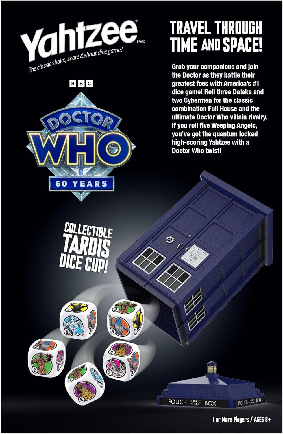 imageYAHTZEE Doctor Who TARDIS 60th Anniversary Edition