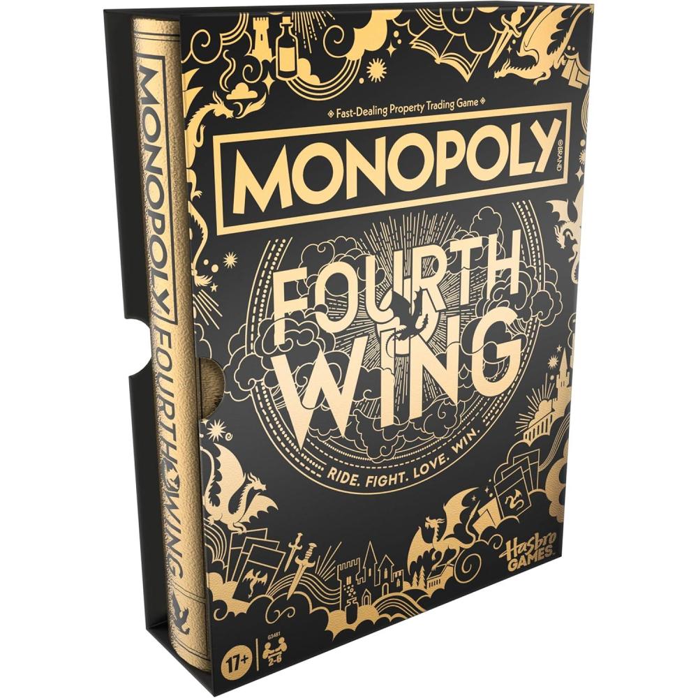 image:imageMonopoly Fourth Wing Edition Board Game for Adults  Officially Licensed Game Inspired by the Empyrean Series Book 1  26 Players  Ages 17