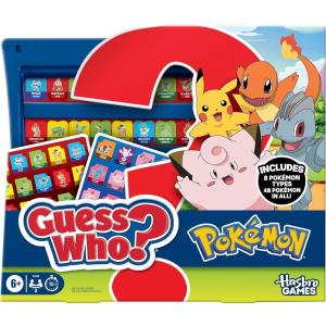 Guess Who? Pokémon Edition Game | 48 Pokémon | Fun Kids Board Games for Families | 2 Players | 15 Mins. | Travel Friendly | Ages 6+