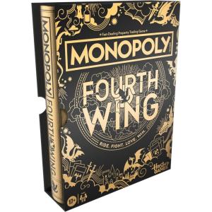 Monopoly Fourth Wing Edition Board Game for Adults | Officially Licensed Game Inspired by the Empyrean Series, Book 1 | 2-6 Players | Ages 17+