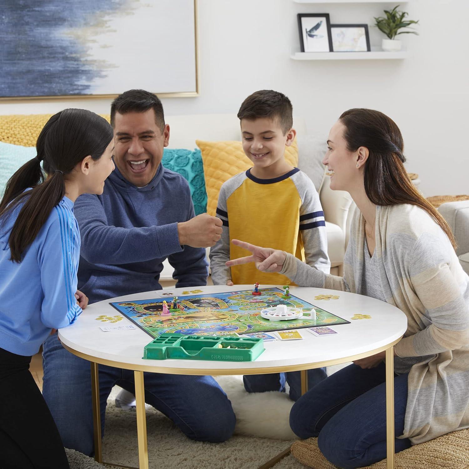 image:imageHasbro Gaming The Game of Life Super Mario Edition Board Game for Kids Ages 8 and Up Play Minigames Collect Stars Battle Bowser