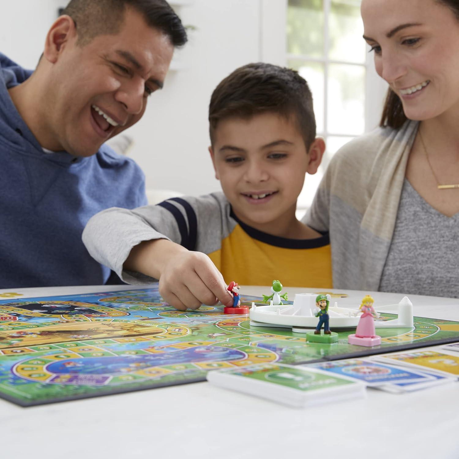 image:imageHasbro Gaming The Game of Life Super Mario Edition Board Game for Kids Ages 8 and Up Play Minigames Collect Stars Battle Bowser