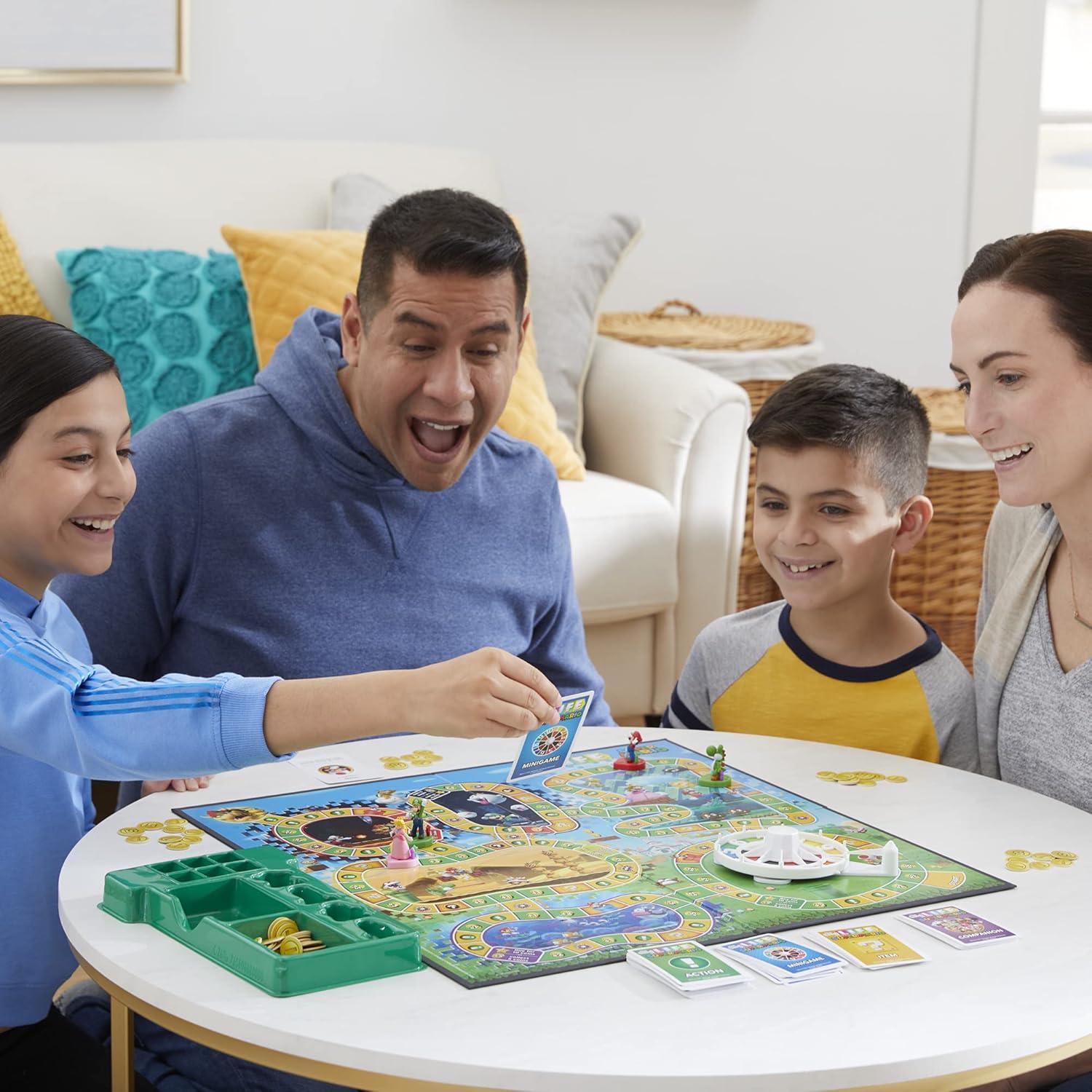 image:imageHasbro Gaming The Game of Life Super Mario Edition Board Game for Kids Ages 8 and Up Play Minigames Collect Stars Battle Bowser